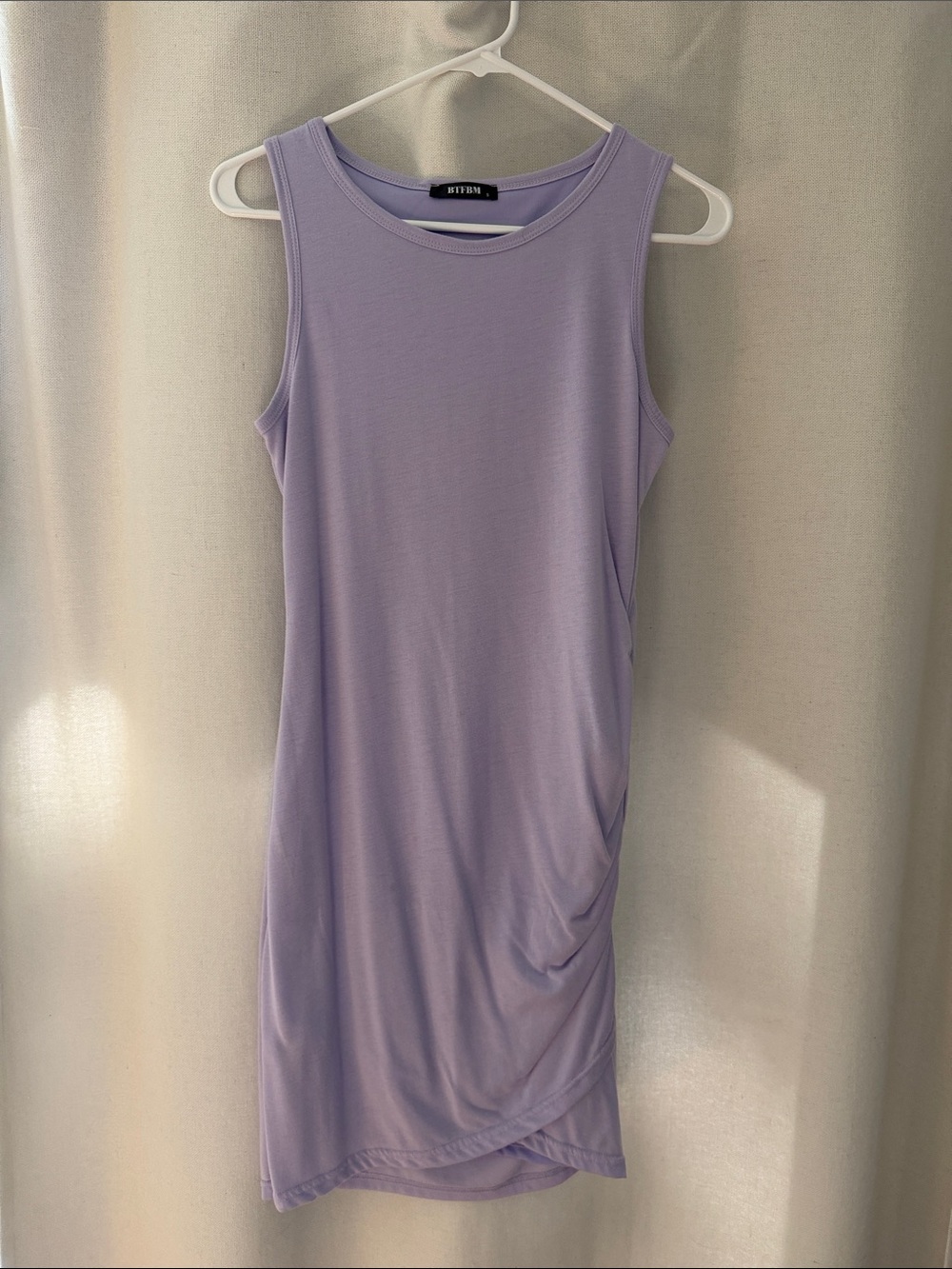 Sleeveless Lavender Tank Dress by BCBG - Picture 2 of 4
